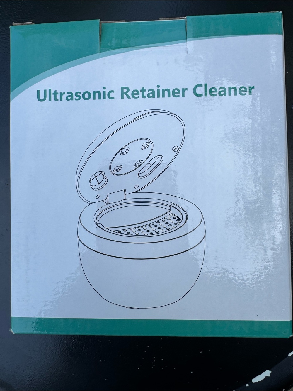 Ultrasonic Denture & Retainer Cleaner — Black NEW (open box ) - Picture 7 of 8